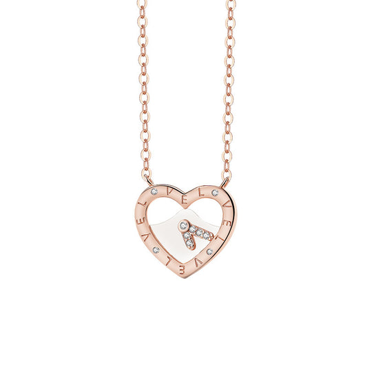 925 Sterling Silver Heart Necklace