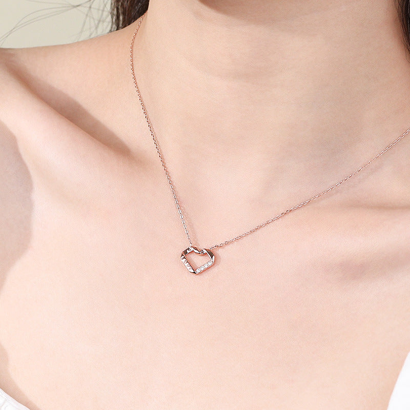 925 Sterling Silver Heart Necklace