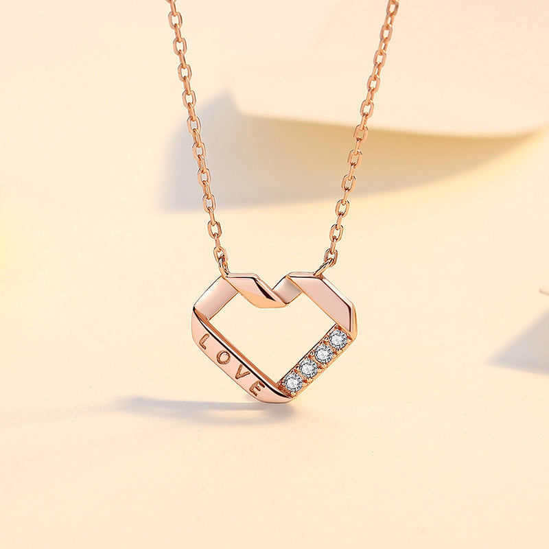 925 Sterling Silver Heart Necklace