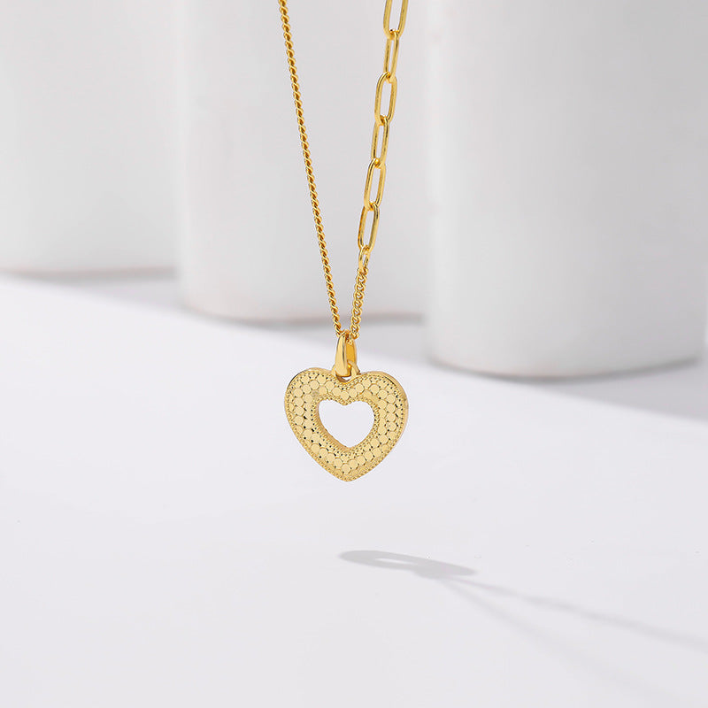 925 Sterling Silver Heart Necklace