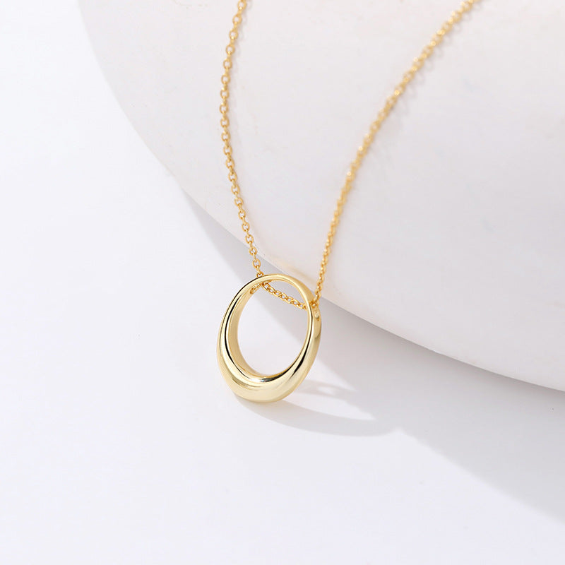 925 Sterling Silver Round Necklace