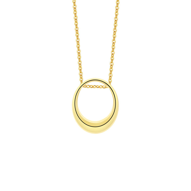 925 Sterling Silver Round Necklace