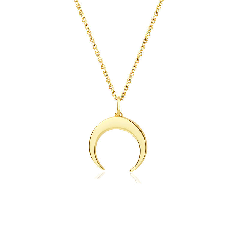 925 Sterling Silver moon Necklace