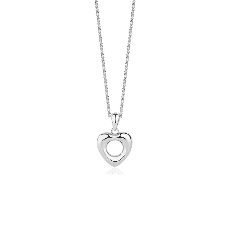 925 Sterling Silver Heart Necklace