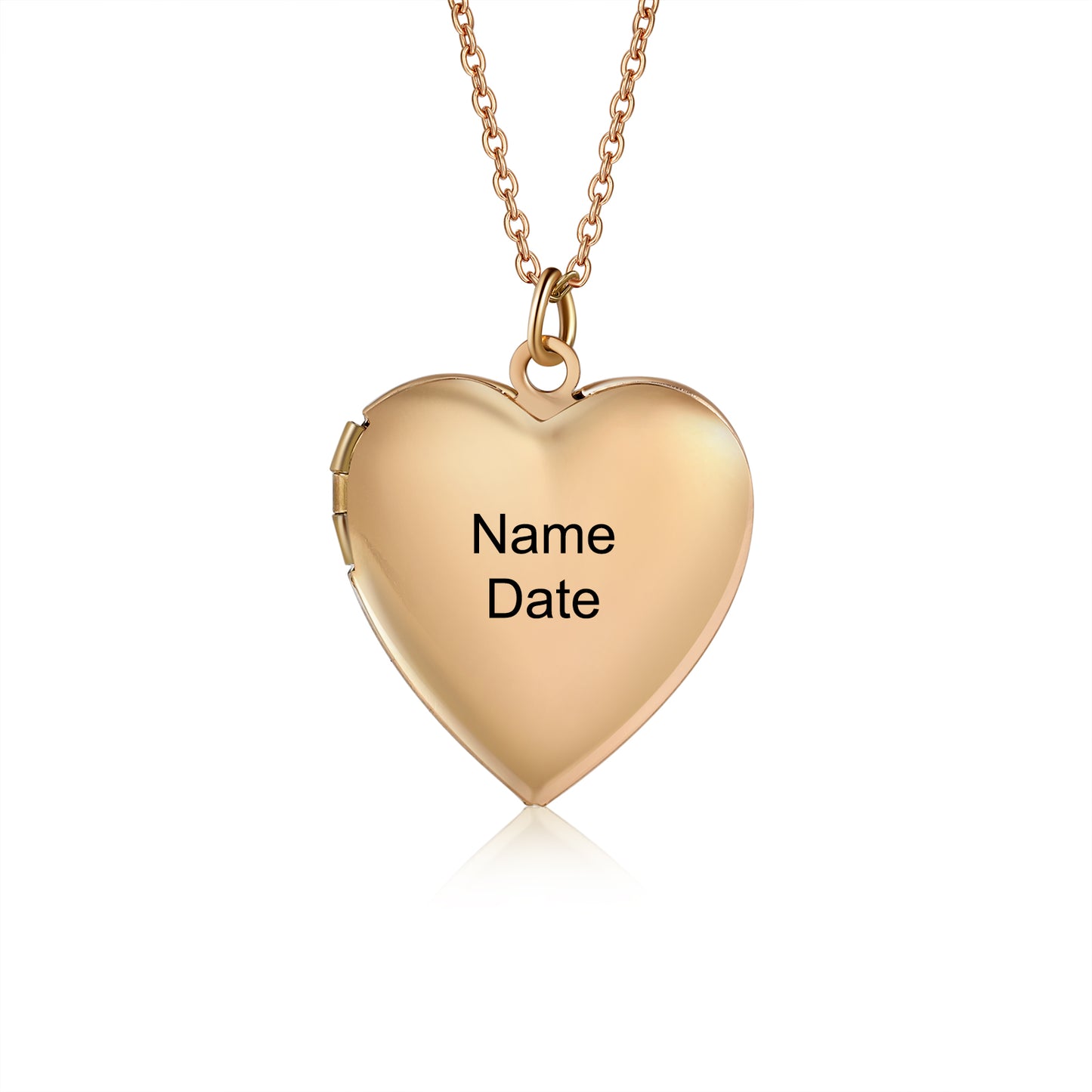 Custom Name Heart Necklace