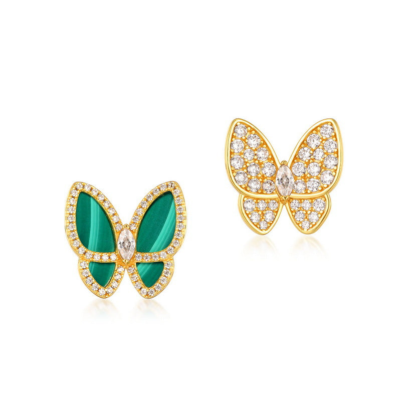 925 Sterling Silver Butterfly Earrings