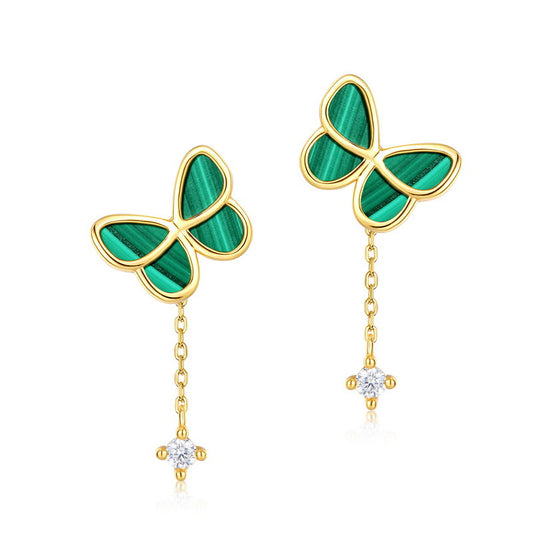 925 Sterling Silver Butterfly Earrings