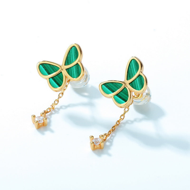 925 Sterling Silver Butterfly Earrings