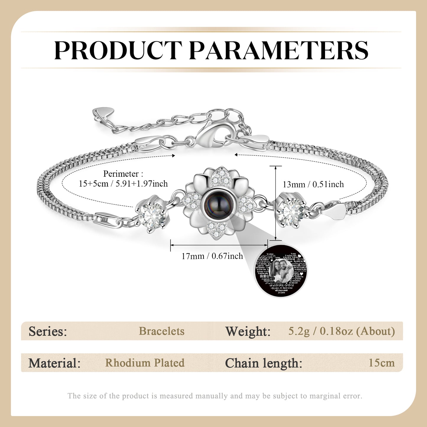 Custom Projection Bracelet