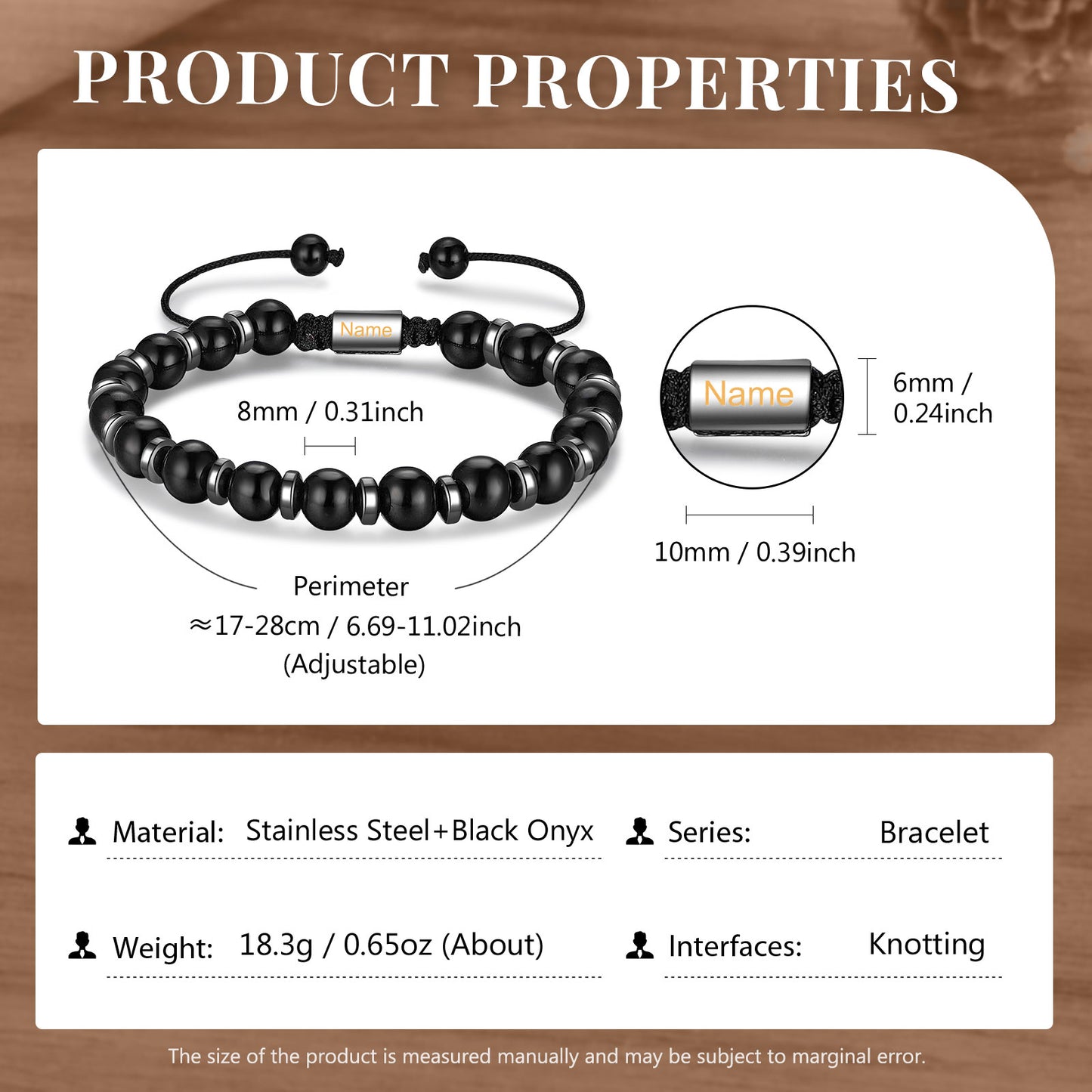 Custom Stainless Steel Men Bracelet