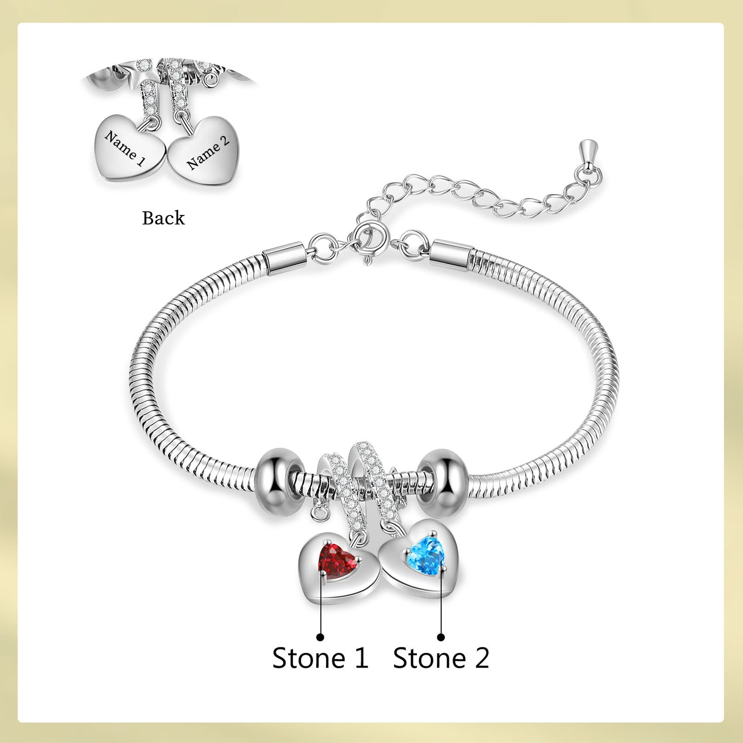 Custom Birthstone Bracelet