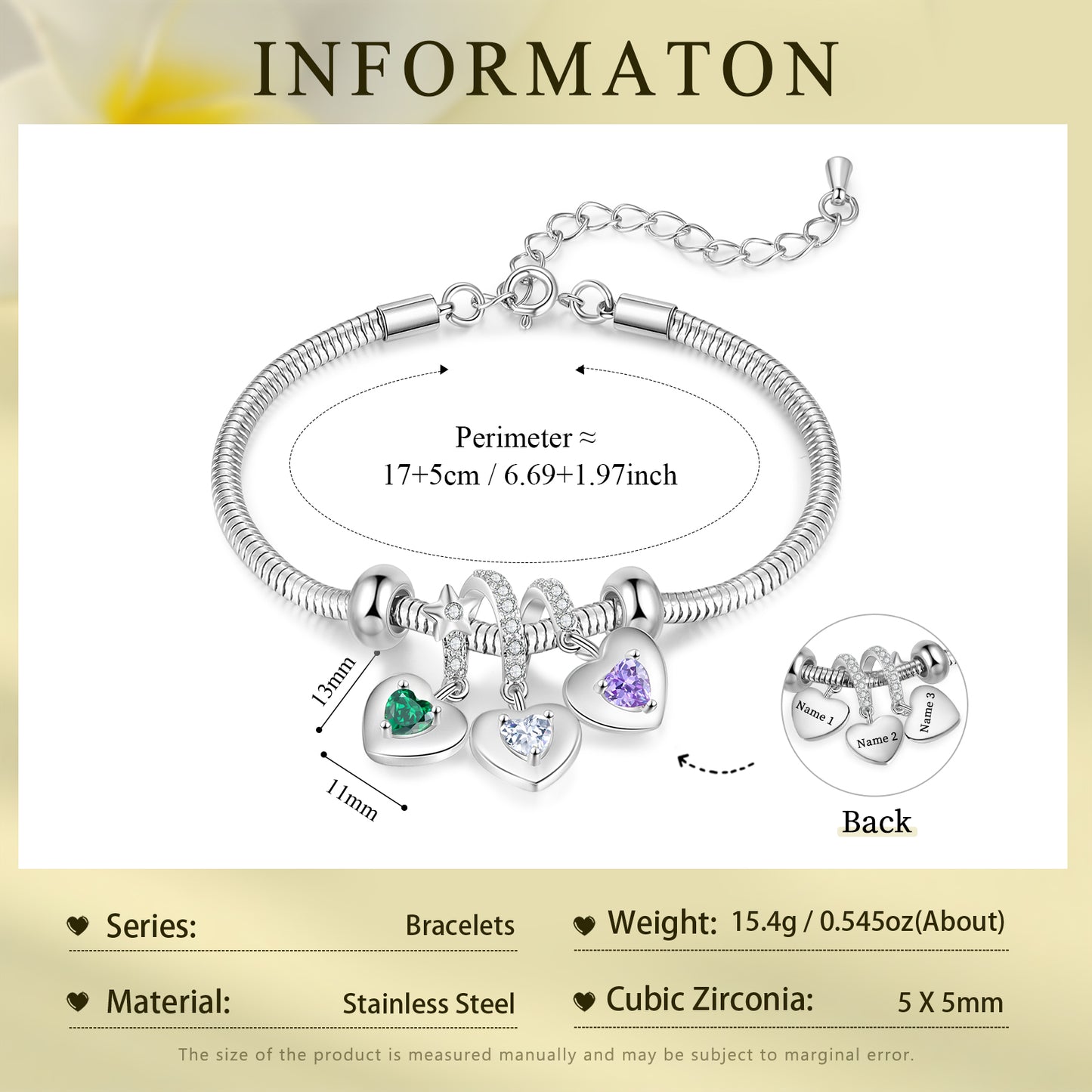 Custom Birthstone Bracelet