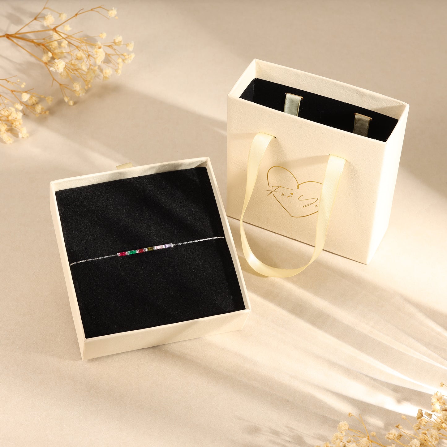 925 Sterling Silver Custom Birthstone Bracelet