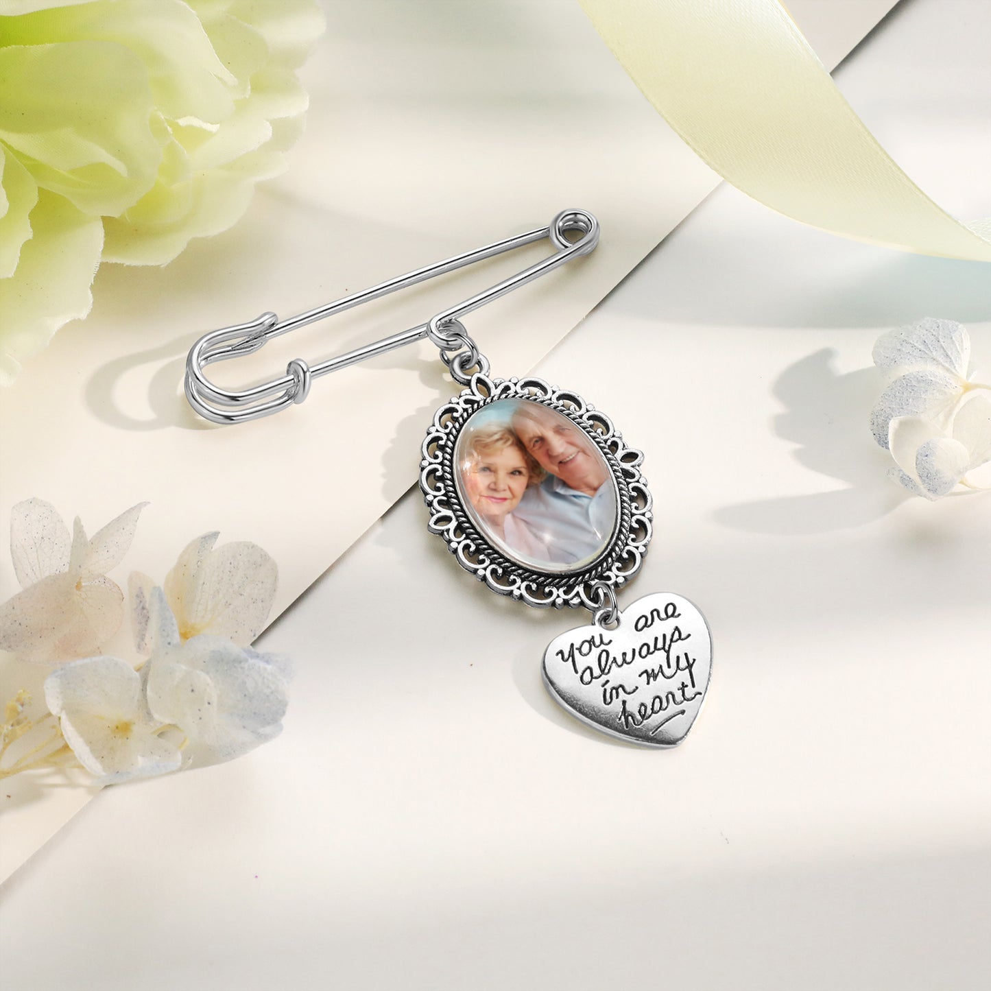 Custom Photo Brooch