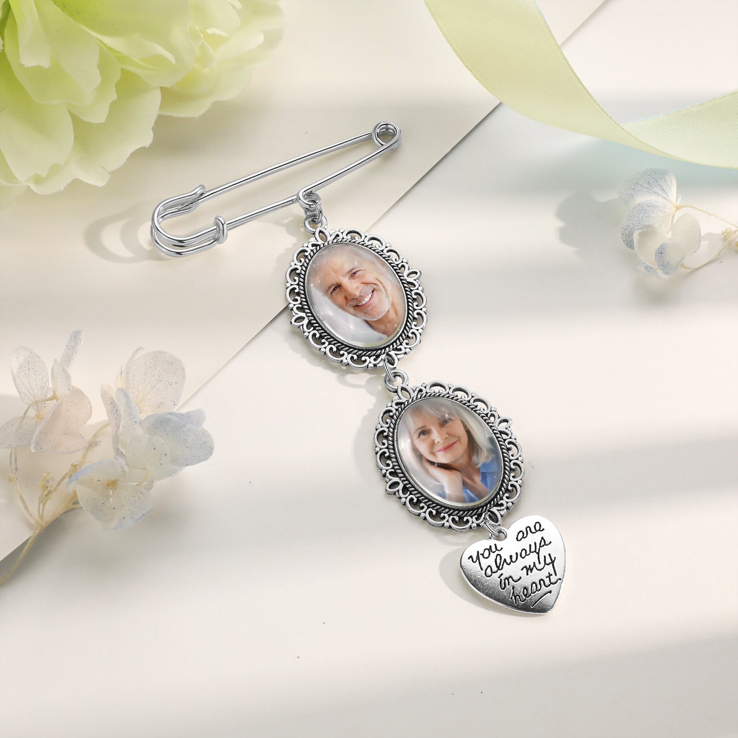 Custom Photo Brooch