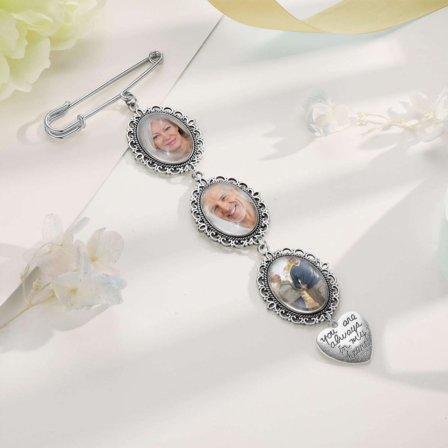Custom Photo Brooch