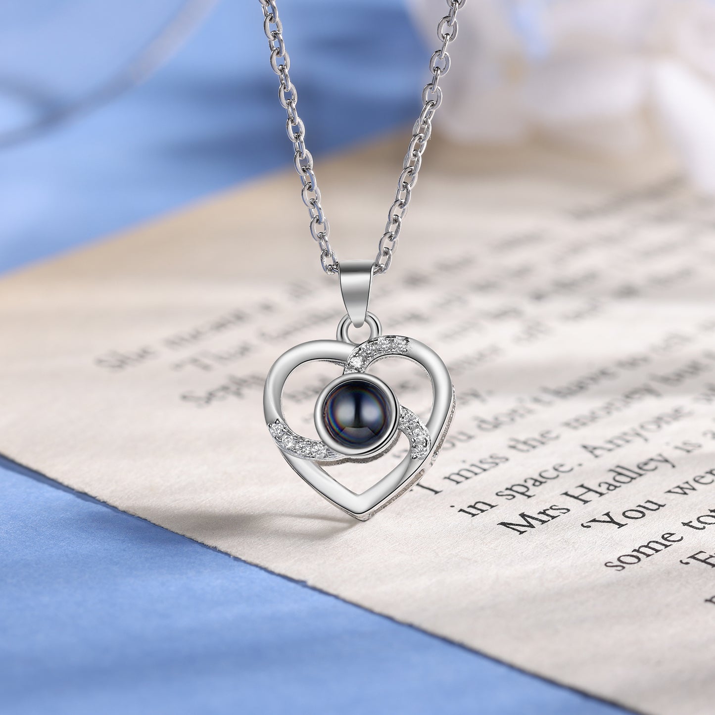 Custom Photo Projection Necklace