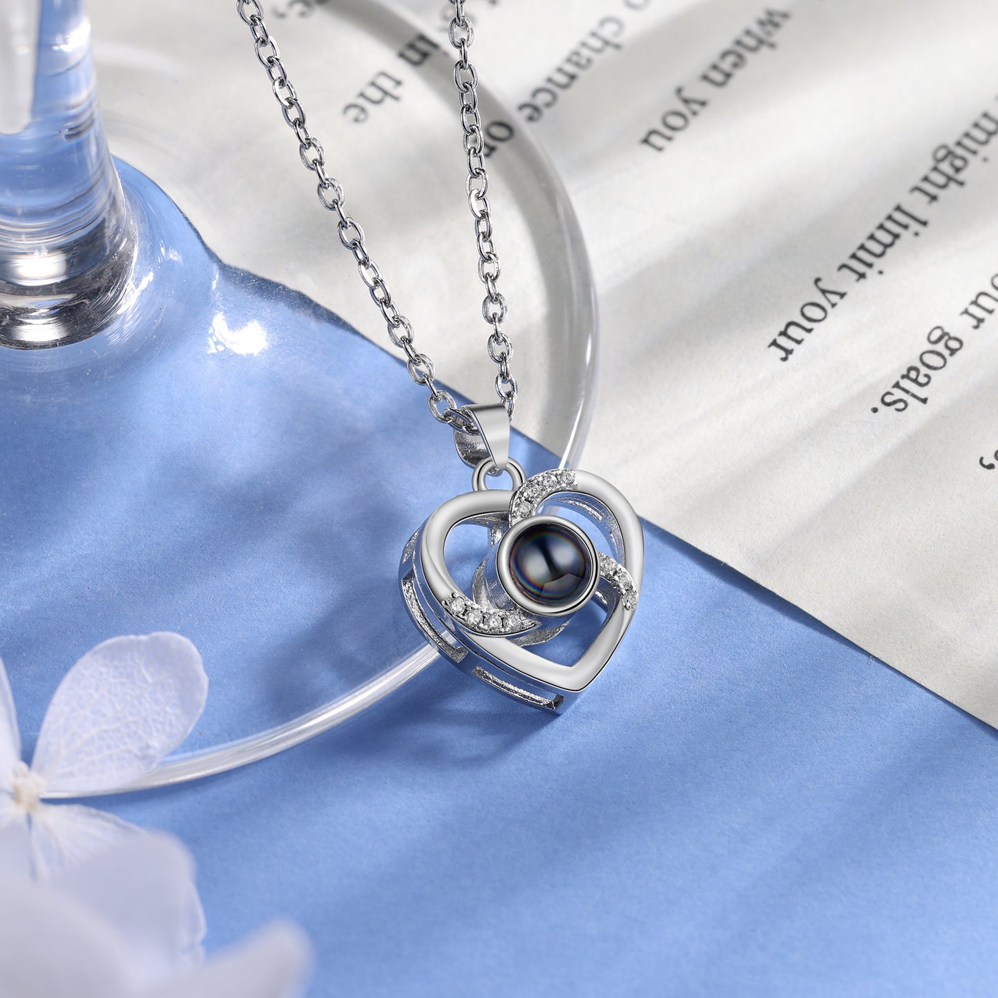 Custom Photo Projection Necklace