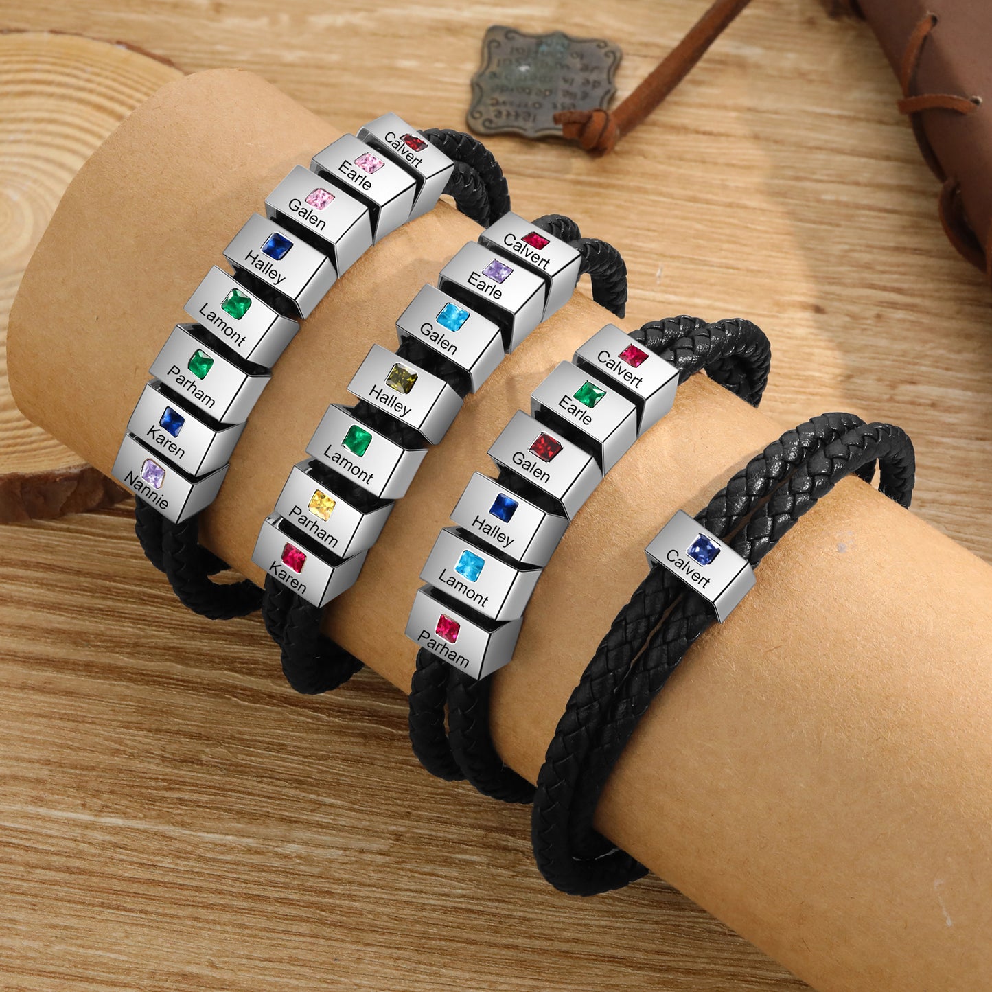 Engraved Stainless Steel Bracelet