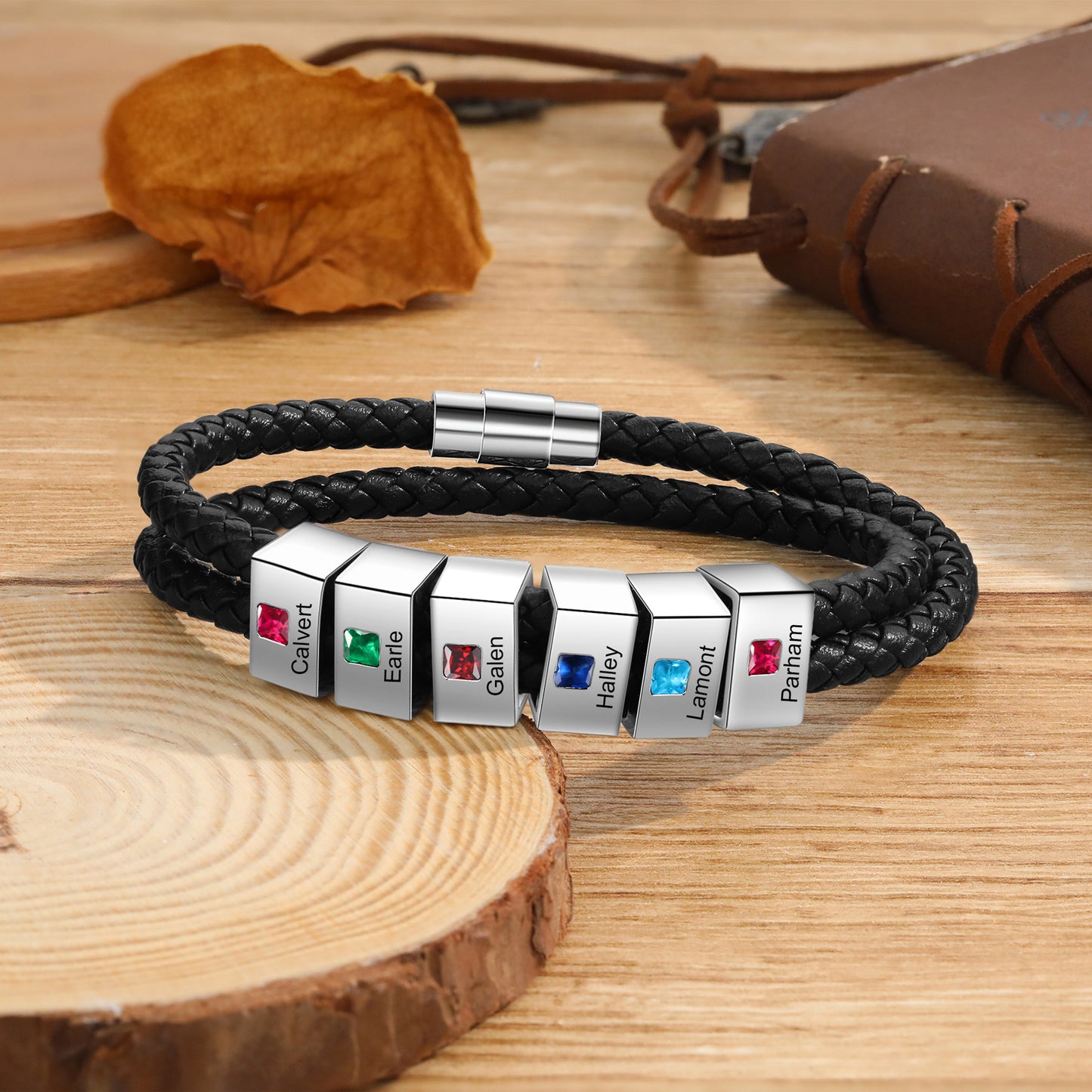 Engraved Stainless Steel Bracelet