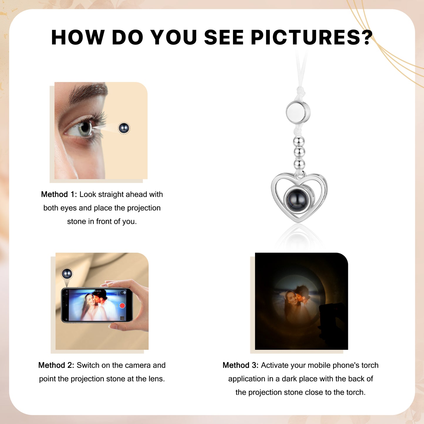 Custom Photo Phone lanyard projection