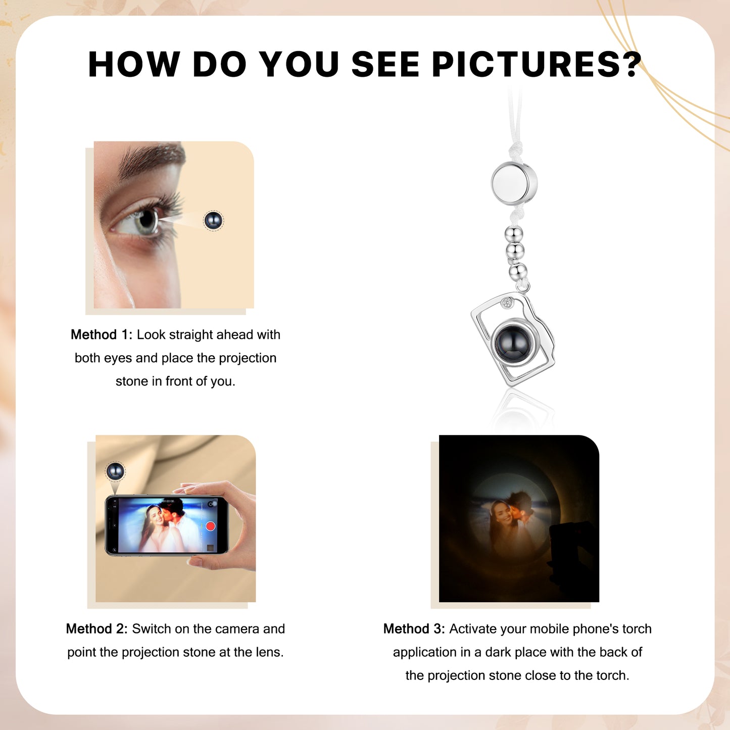 Custom Photo Phone lanyard projection