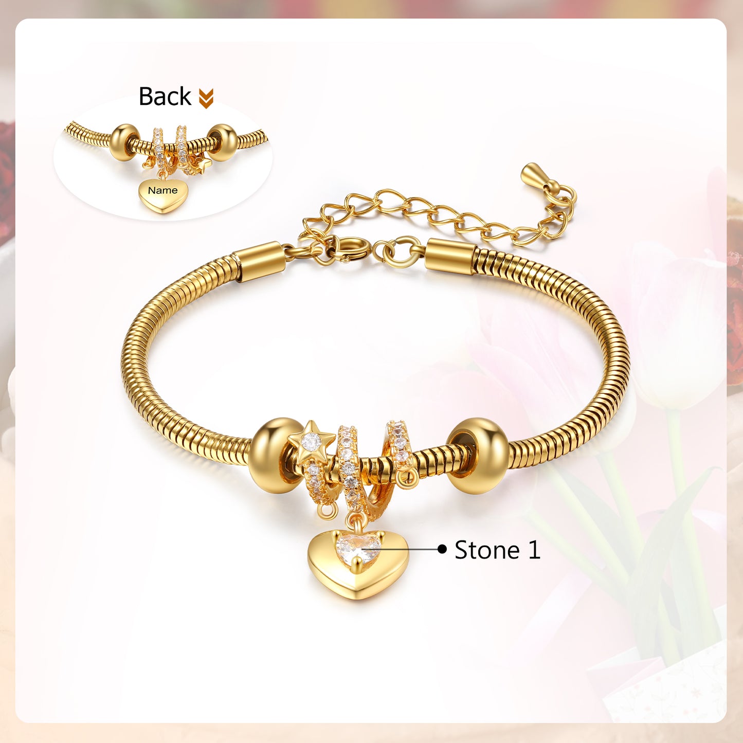 Custom Birthstone Bracelet