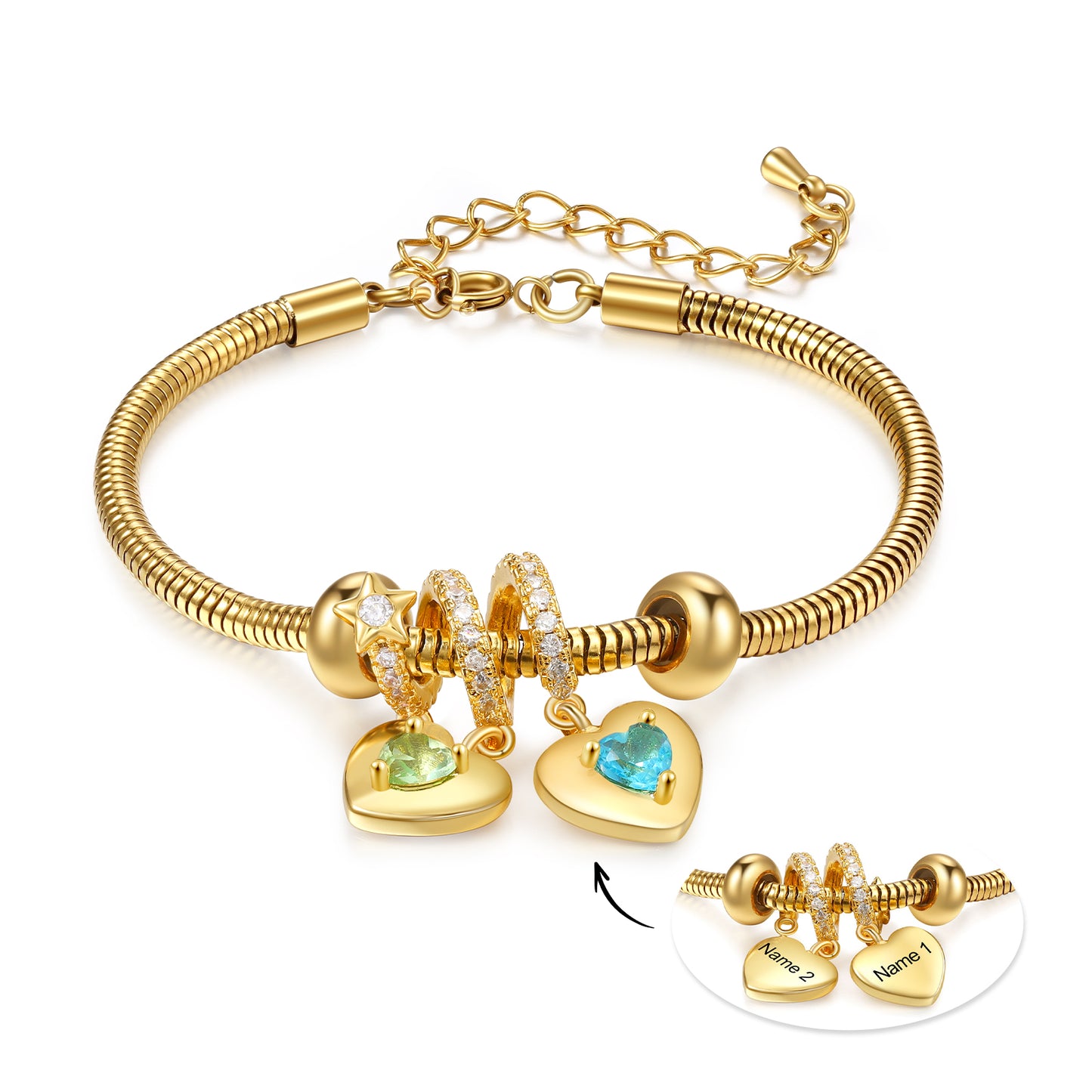 Custom Birthstone Bracelet