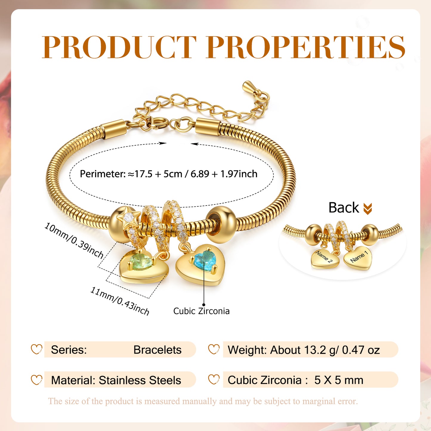 Custom Birthstone Bracelet