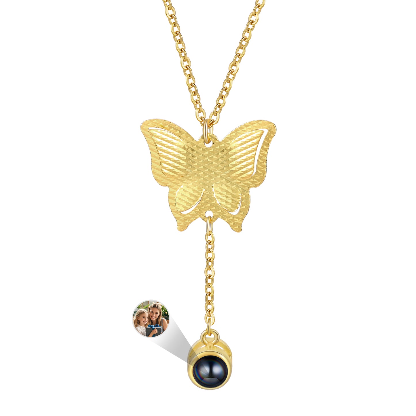 Custom Photo Projection Necklace