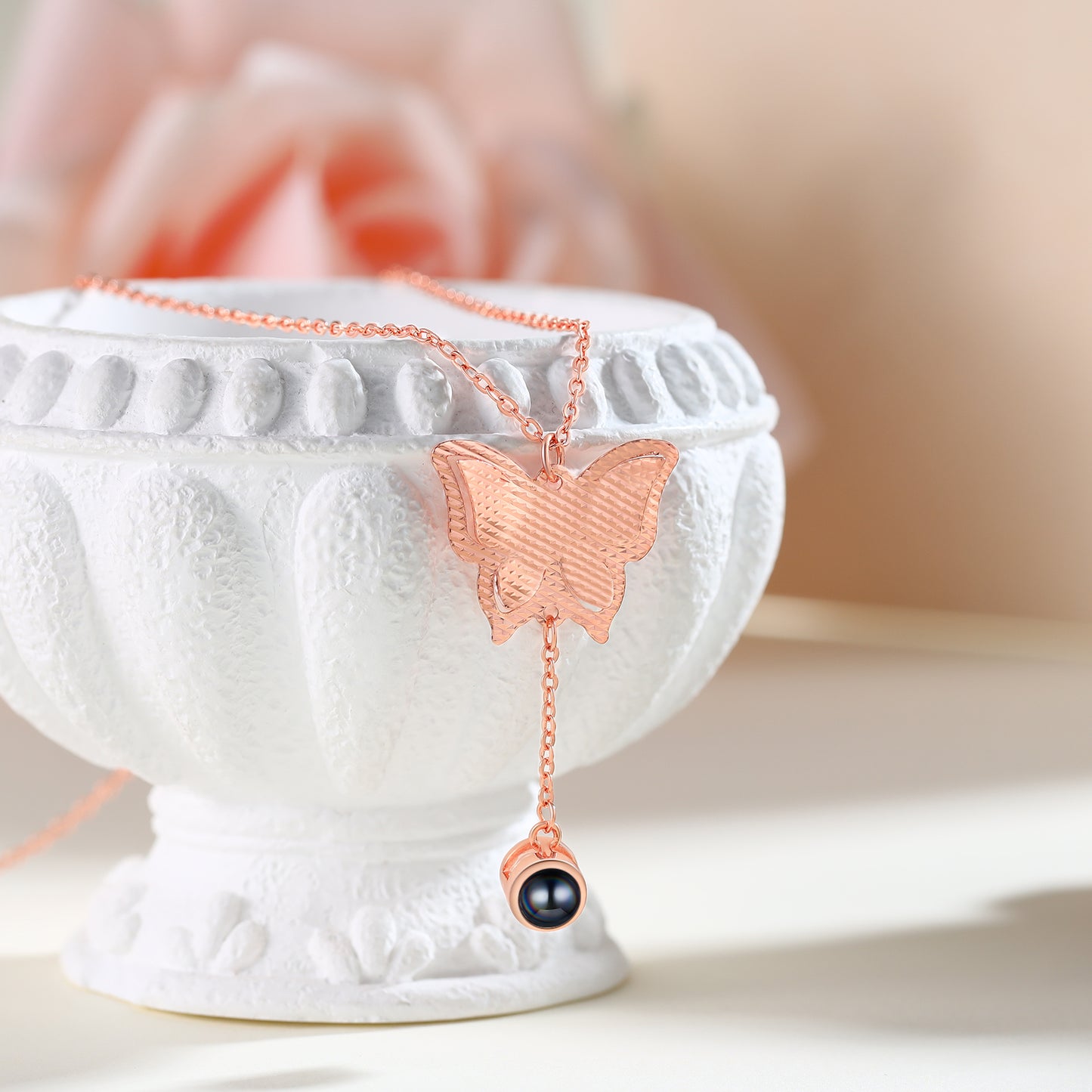 Custom Photo Projection Necklace