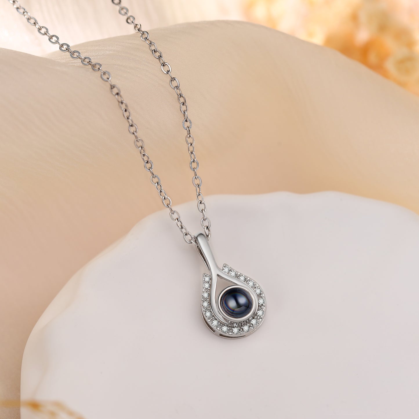 Custom Photo Projection Necklace