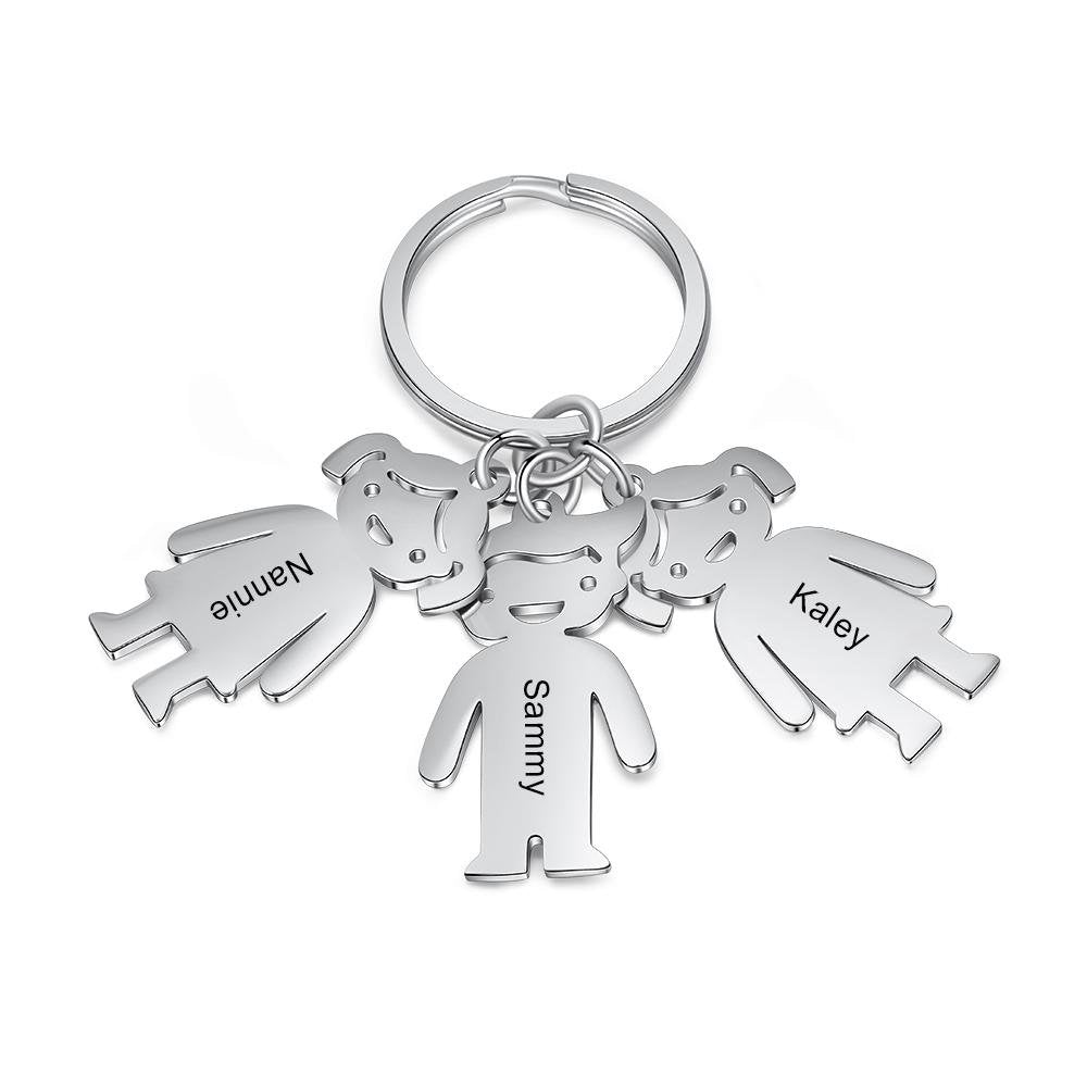 Engraving Stainless Steel 2-6 DollsKeychain