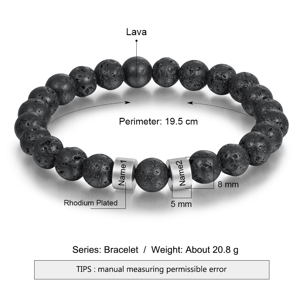 Personalized Natural Stone Bracelets - iYdr