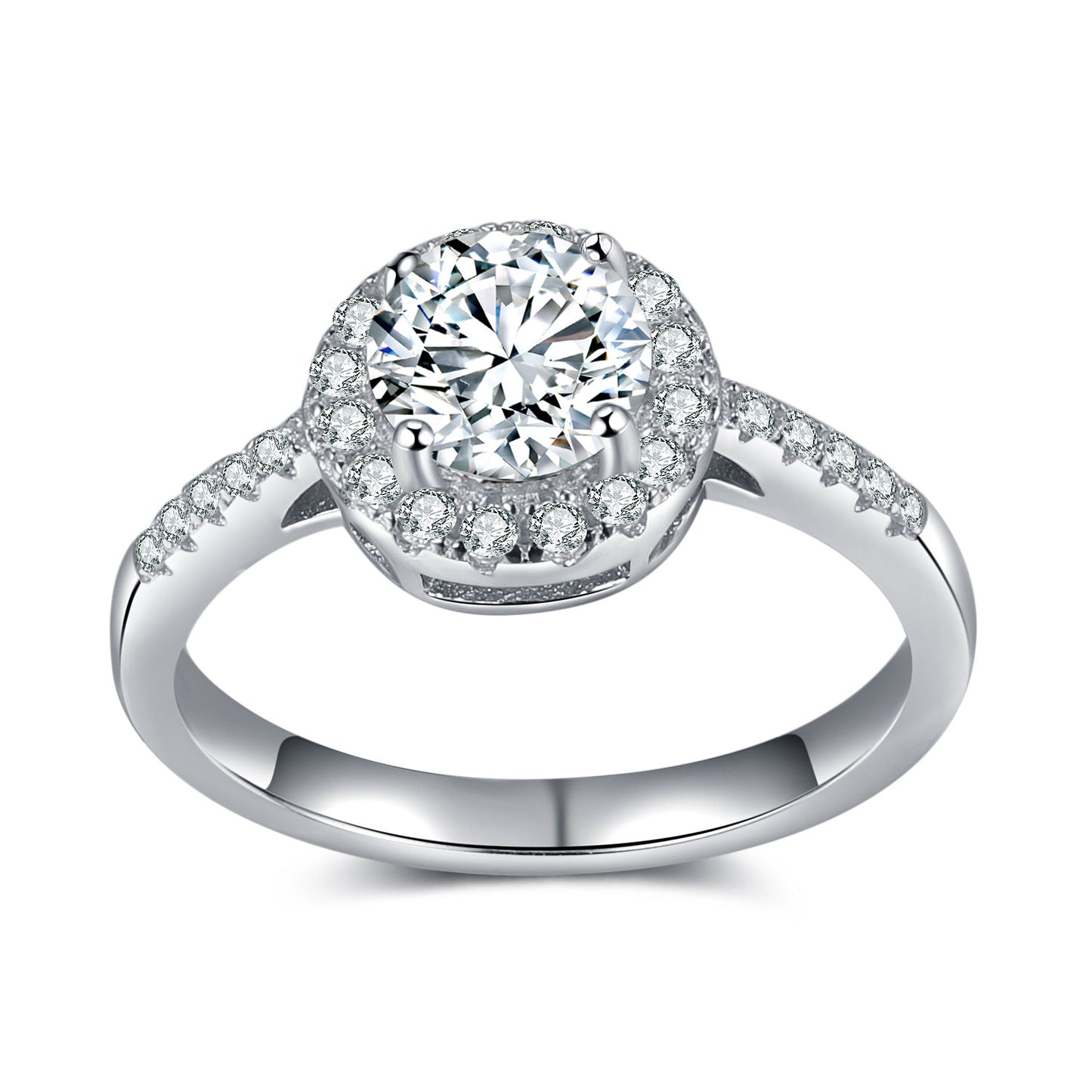 Fashion 925Sterling Silver Moissanite Ring - iYdr