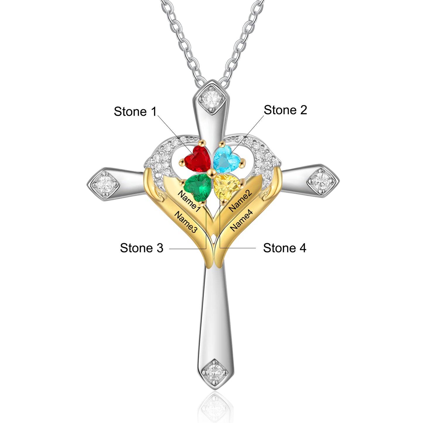 Custom Cross Pendant Necklace - iYdr