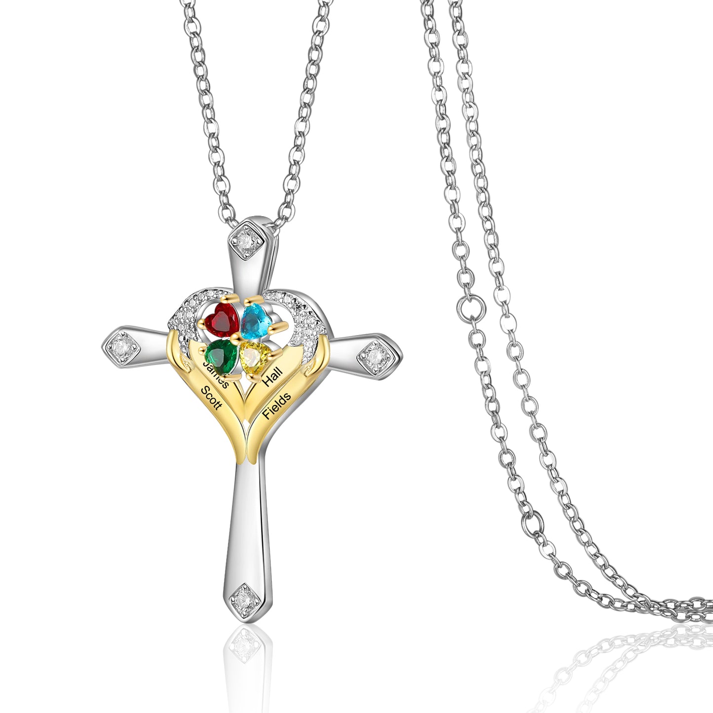 Custom Cross Pendant Necklace - iYdr