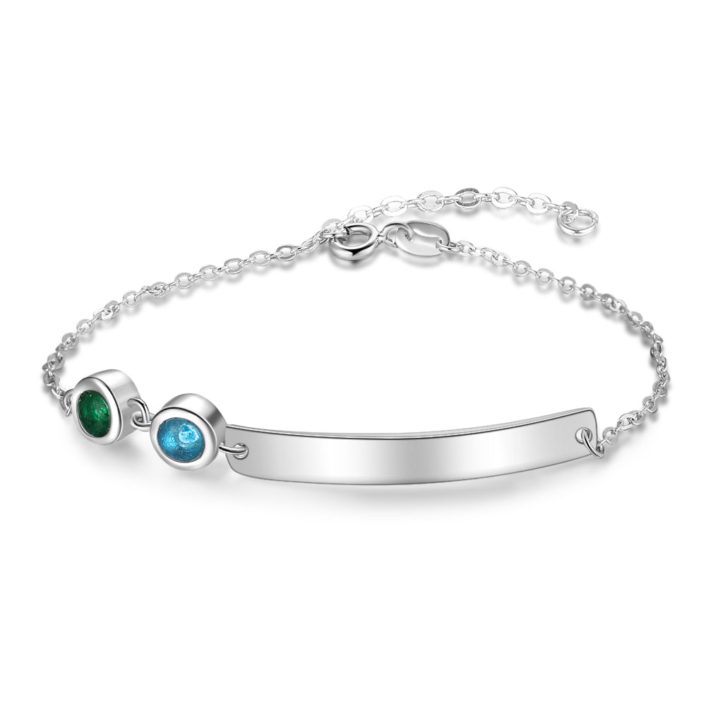 Custom Birthstone Bracelet