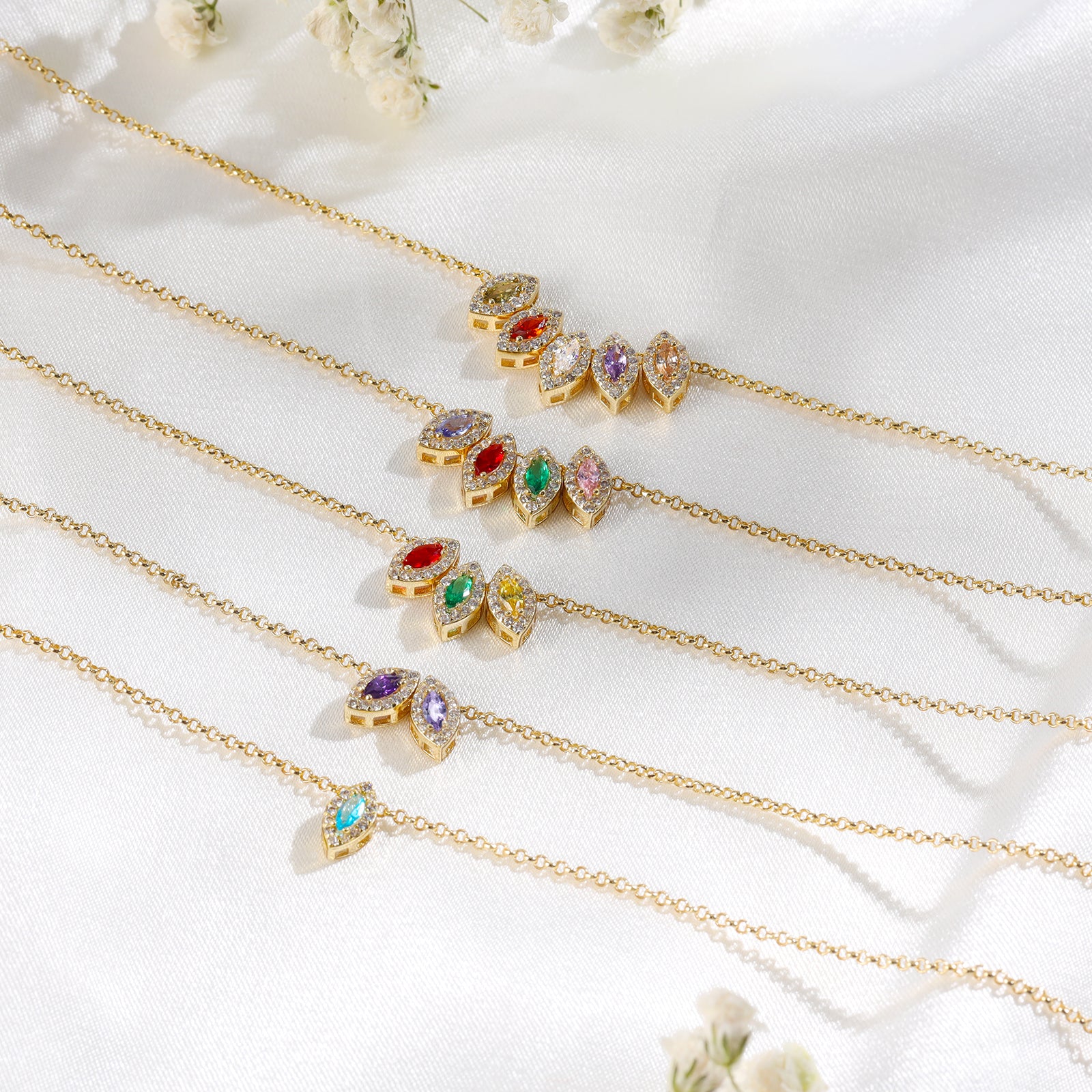 Custom Birthstone Necklace - iYdr