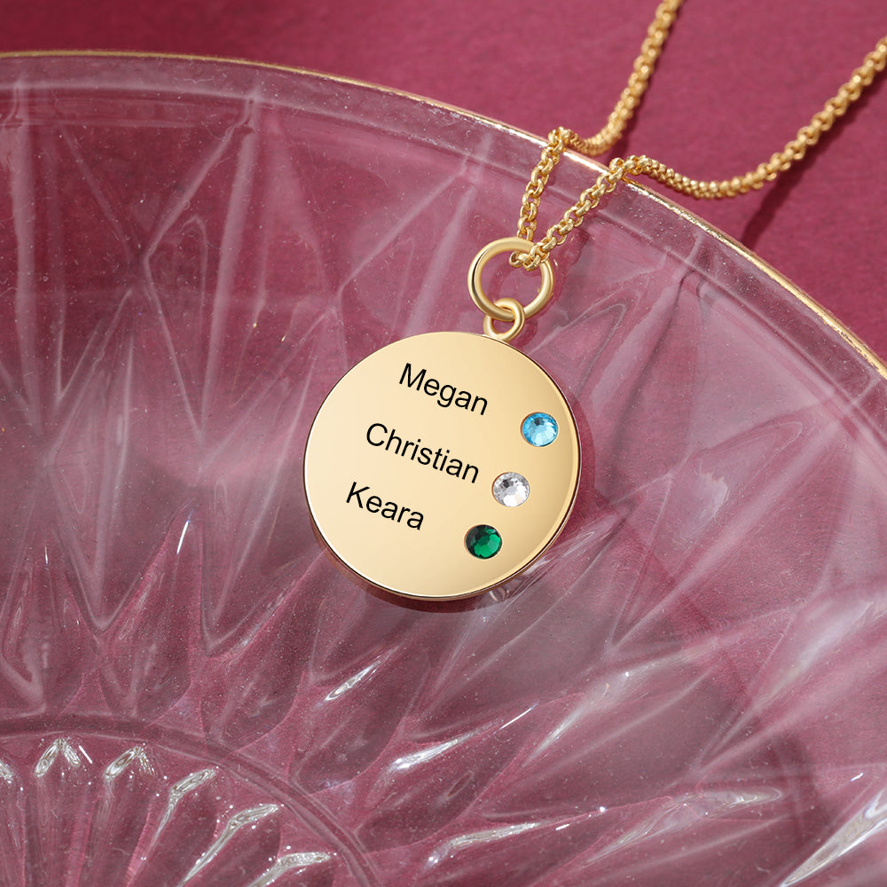 Custom Birthstone Necklace - iYdr