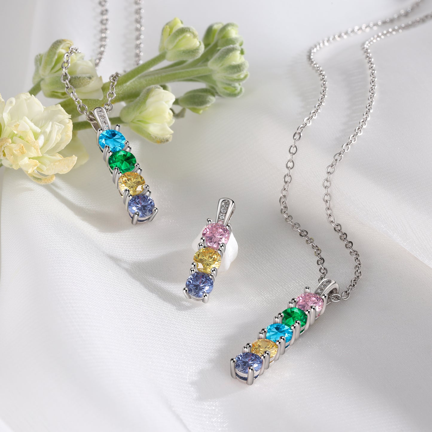 Personalized Birthstone Necklace - iYdr