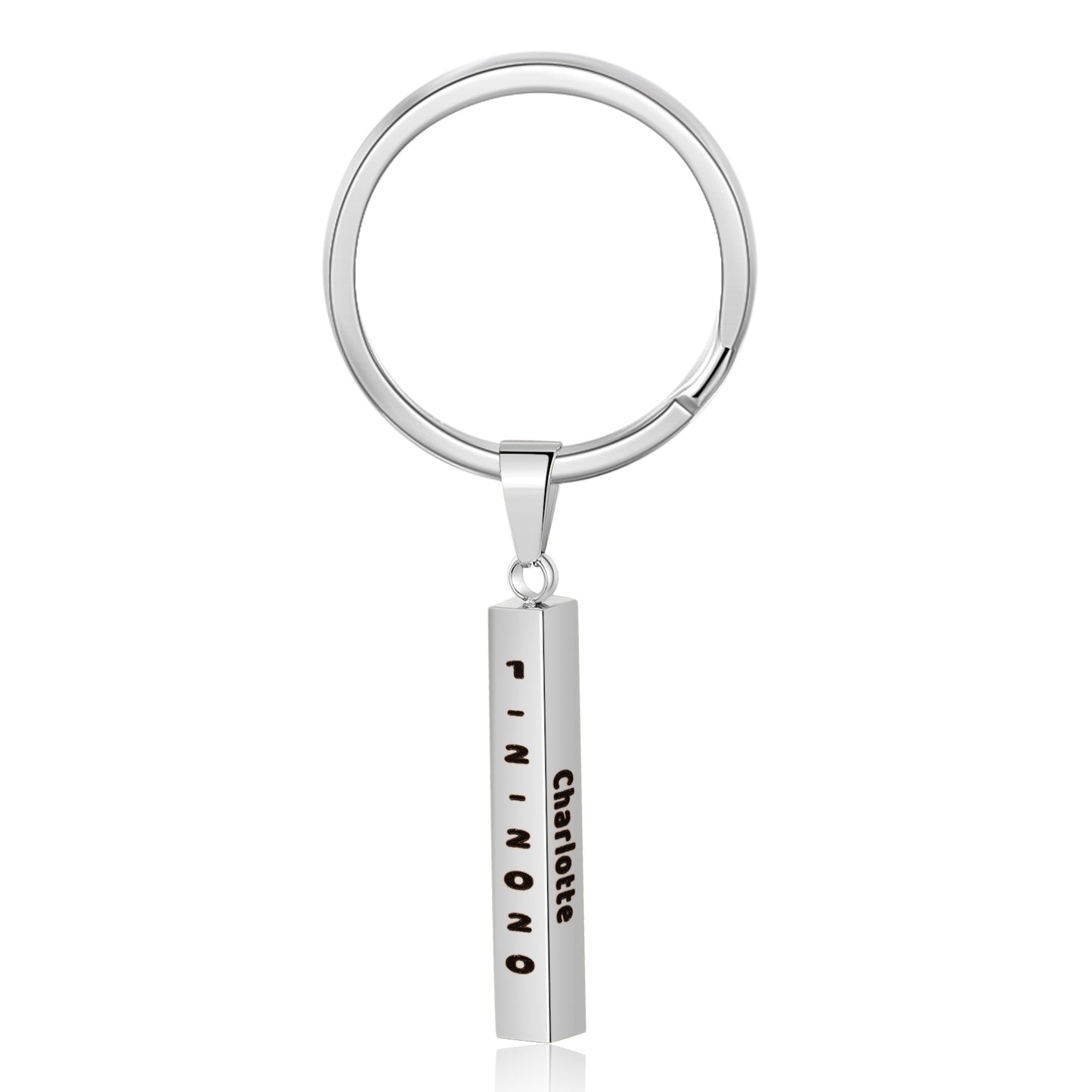 Personalized Stainless Steel Keychain