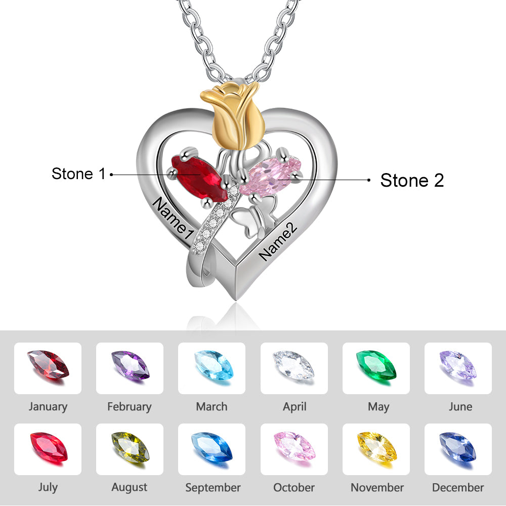 Custom Heart Necklace - iYdr