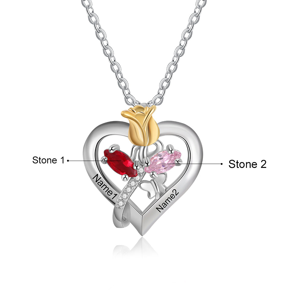 Custom Heart Necklace - iYdr