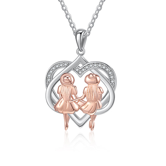Heart Shaped Friendship Necklace