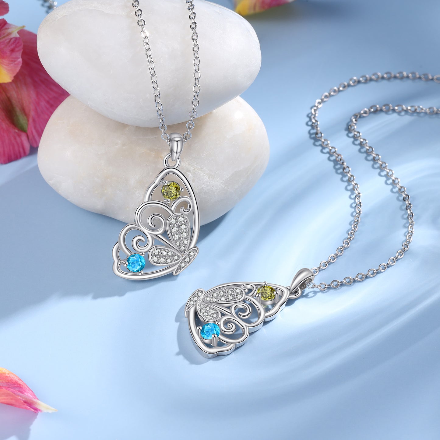 Custom Butterfly Friend Necklace - iYdr