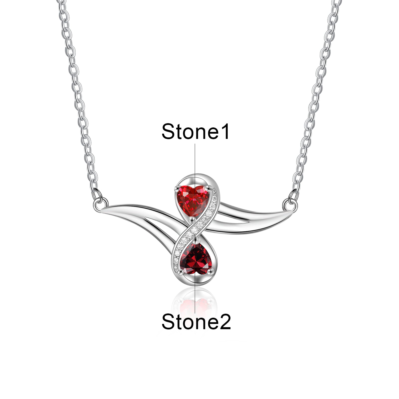 Custom Birthstone Necklace - iYdr