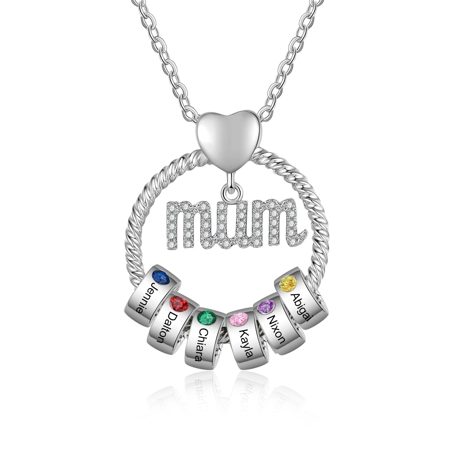 Mother's Gift Custom Mom Necklace - iYdr