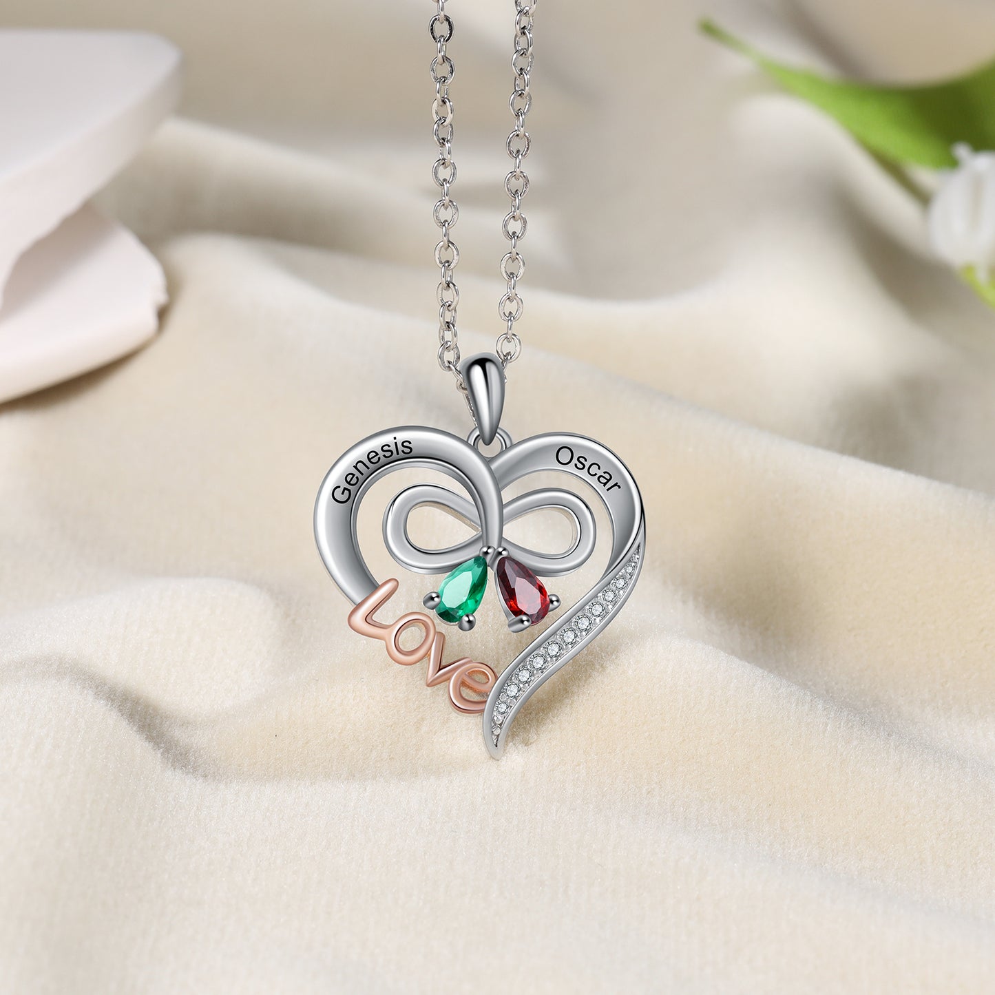 Custom Heart Necklace - iYdr