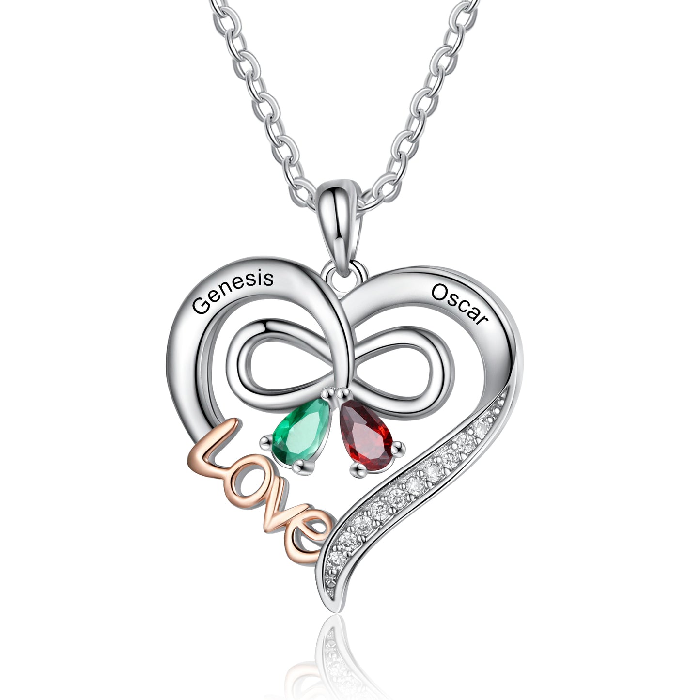 Custom Heart Necklace - iYdr